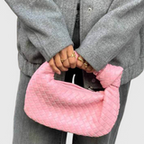 Claudia – Bolso Satchel Mini Tejido Elegante y Atemporal