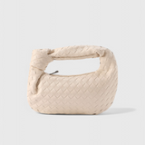Claudia – Bolso Satchel Mini Tejido Elegante y Atemporal