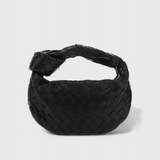 Claudia – Bolso Satchel Mini Tejido Elegante y Atemporal