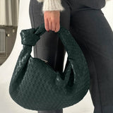 Darcie – Bolso de Hombro Mediano Tejido Con Estilo Refinado