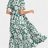 Silvia – Vestido Fluido Estampado para Días Ligeros y Con Estilo